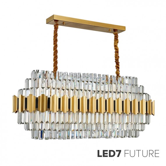 Ritz - OdeonLux 21 Rectangular Chandelier